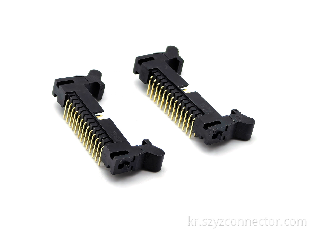 2.0mm Pitch Ejector Header Connector Right Angle 2*13P